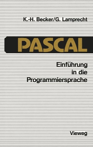Einführung in die Programmiersprache PASCAL (e-bok)