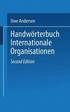 Handwrterbuch Internationale Organisationen