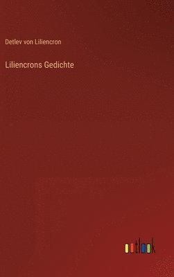 Liliencrons Gedichte (inbunden)
