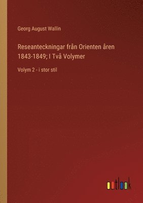Reseanteckningar frn Orienten ren 1843-1849; I Tv Volymer (hftad)
