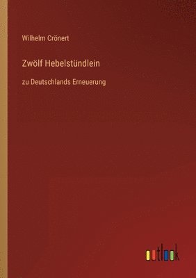 Zwölf Hebelstündlein (inbunden)