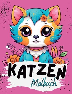Malbuch Katze: Katzen Malbuch mit wunderschönen Vorlagen im Cartoon Stil. Katzenmalbuch. Katzen Malbuch. (pussel)
