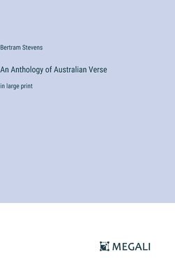Anthology of Australian Verse (hftad)
