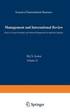 Management and International Review