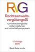 Rechtsanwaltsverg�tungsgesetz. RVG