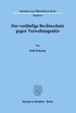 Der Vorlaufige Rechtsschutz Gegen Verwaltungsakte