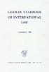 German Yearbook of International Law / Jahrbuch Fur Internationales Recht: Vol. 31 (1988)