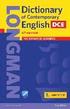 Longman Dictionary of Contemporary English (DCE) - New Edition