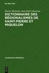Dictionnaire Des Regionalismes de Saint-Pierre Et Miquelon