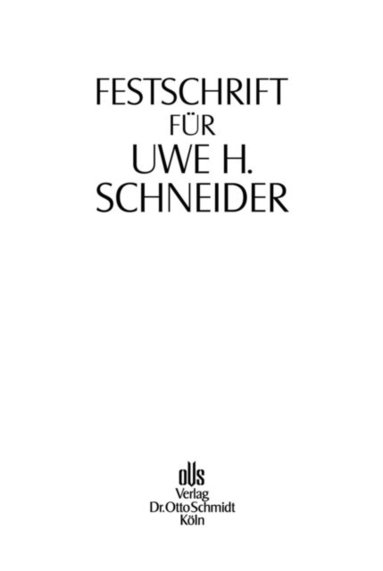 Festschrift für Uwe H. Schneider (e-bok)