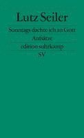 Sonntags dachte ich an Gott (hftad)