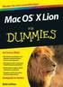 Mac OS X Lion Fur Dummies