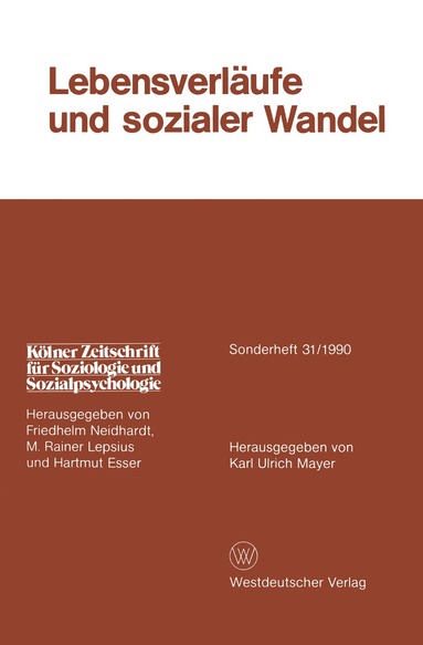 Lebensverlufe und sozialer Wandel (hftad)