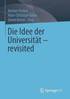 Die Idee der Universitt - revisited
