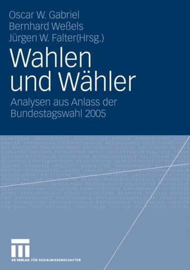 Wahlen und Wÿhler (e-bok)