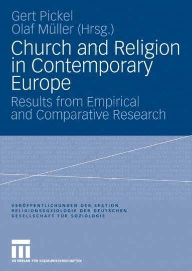 Church and Religion in Contemporary Europe (e-bok)