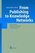 From Publishing to Knowledge Networks