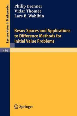 Besov Spaces and Applications to Difference Methods for Initial Value Problems (hftad)