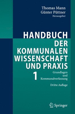 Handbuch der kommunalen Wissenschaft und Praxis (inbunden)