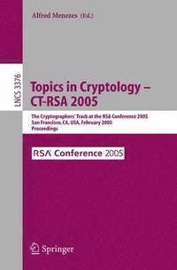Topics in Cryptology -- CT-RSA 2005 (hftad)