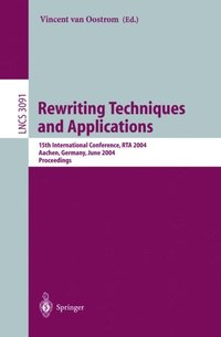 Rewriting Techniques and Applications (e-bok)