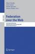 Federation over the Web