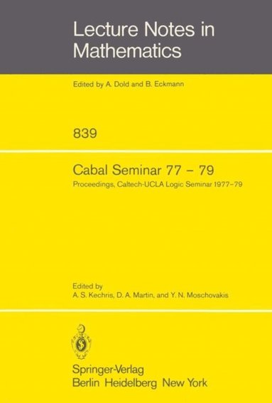 Cabal Seminar 77 - 79 (e-bok)