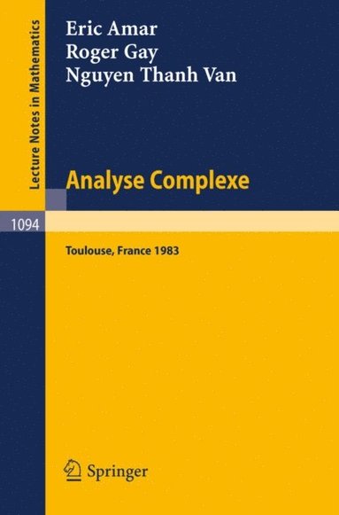 Analyse Complexe (e-bok)
