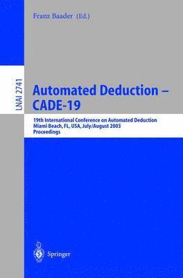 Automated Deduction - CADE-19 (hftad)