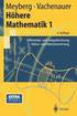 Höhere Mathematik 1