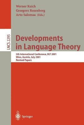 Developments in Language Theory (h�ftad)