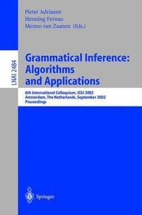 Grammatical Inference: Algorithms and Applications (hftad)