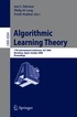 Algorithmic Learning Theory