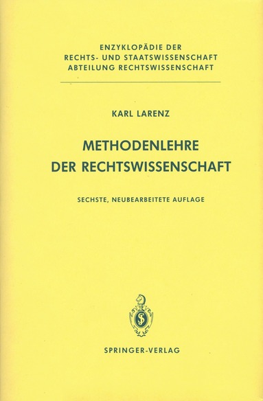 Methodenlehre der Rechtswissenschaft (häftad)