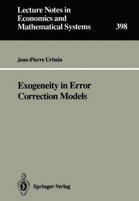 Exogeneity in Error Correction Models (hftad)