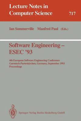 Software Engineering - ESEC '93 (inbunden)