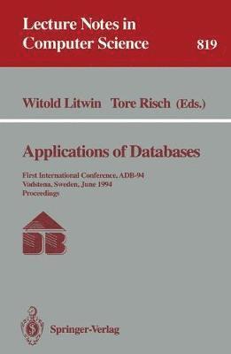 Applications of Databases (inbunden)