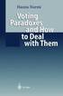 Voting Paradoxes and How to Deal with Them