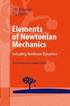 Elements of Newtonian Mechanics