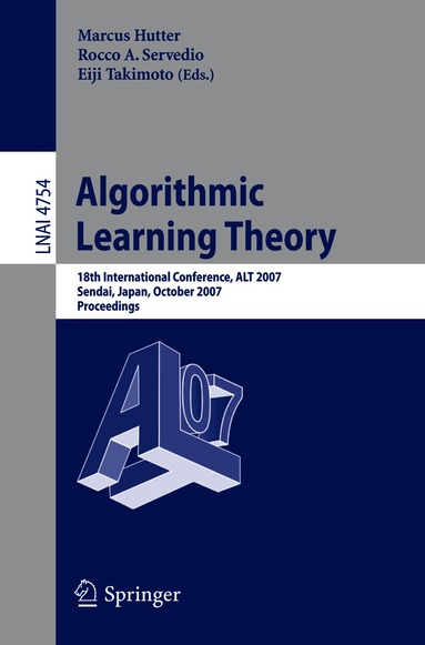 Algorithmic Learning Theory (h�ftad)
