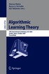 Algorithmic Learning Theory
