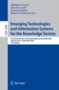 Emerging Technologies and Information Systems for the Knowledge Society (e-bok)