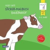 Vicky Bo's Sticker-Malbuch Bauernhof: Erstes Malen, Zeichnen und Kritzeln mit Stickern (häftad)
