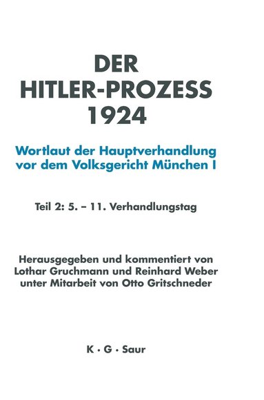 Hitler-Proze 1924 Tl.2 (inbunden)