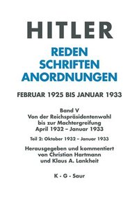 Oktober 1932 - Januar 1933 (inbunden)