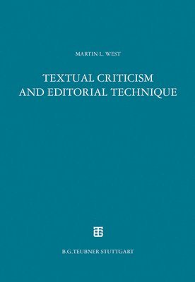 Textual Criticism and Editorial Technique (hftad)