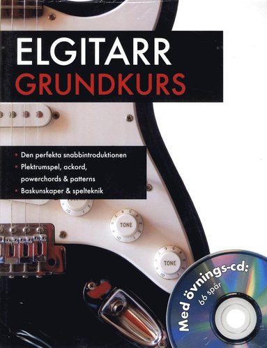 Elgitarr Grundkurs Med övnings-cd (inbunden)