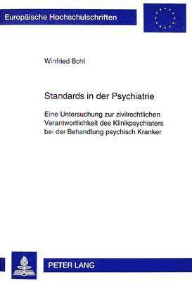 Standards In der Psychiatrie (inbunden)