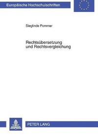 Rechtsuebersetzung Und Rechtsvergleichung Av Sieglinde Pommer Häftad - 