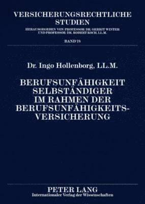 Berufsunfaehigkeit Selbstaendiger Im Rahmen Der Berufsunfaehigkeitsversicherung (hftad)
